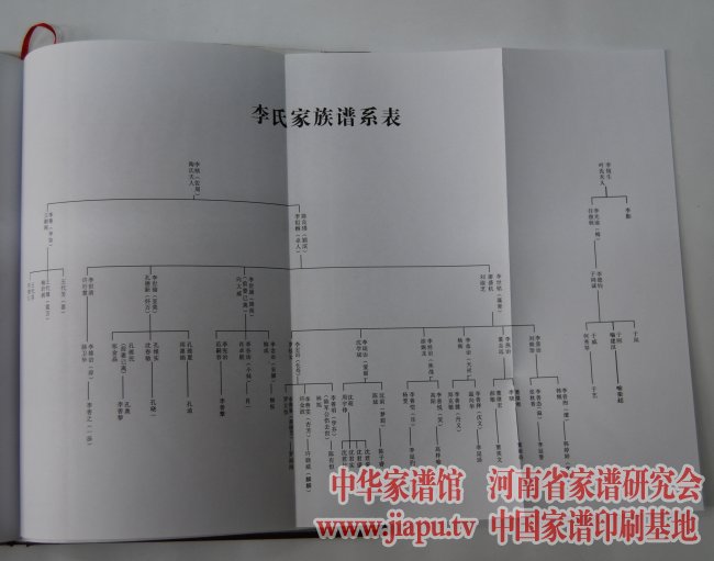 修务堂李氏家谱世系表