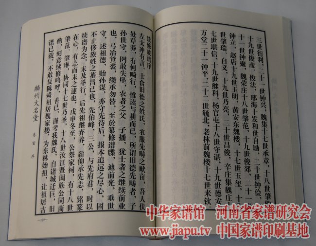 山东麟州魏氏族谱新谱序言