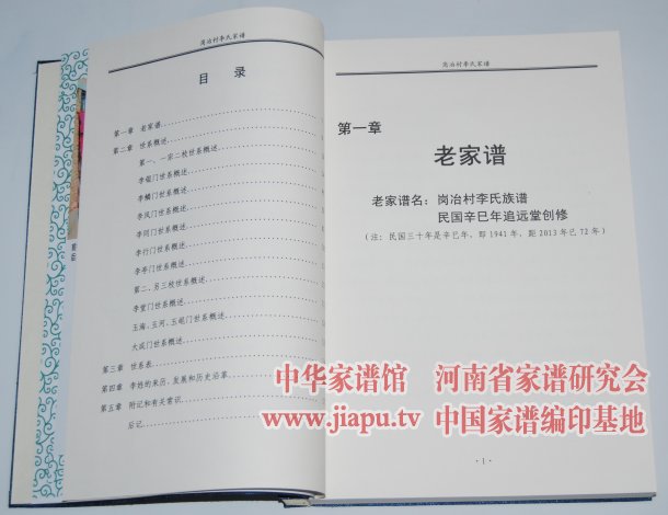 河北邢台市(沙河市)岗冶村李氏家谱